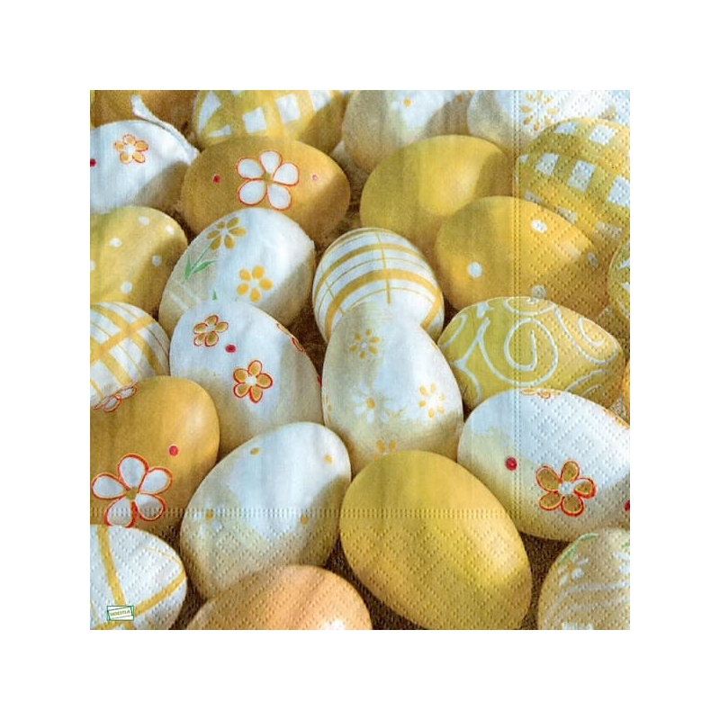 1 serviette papier Pâques -32