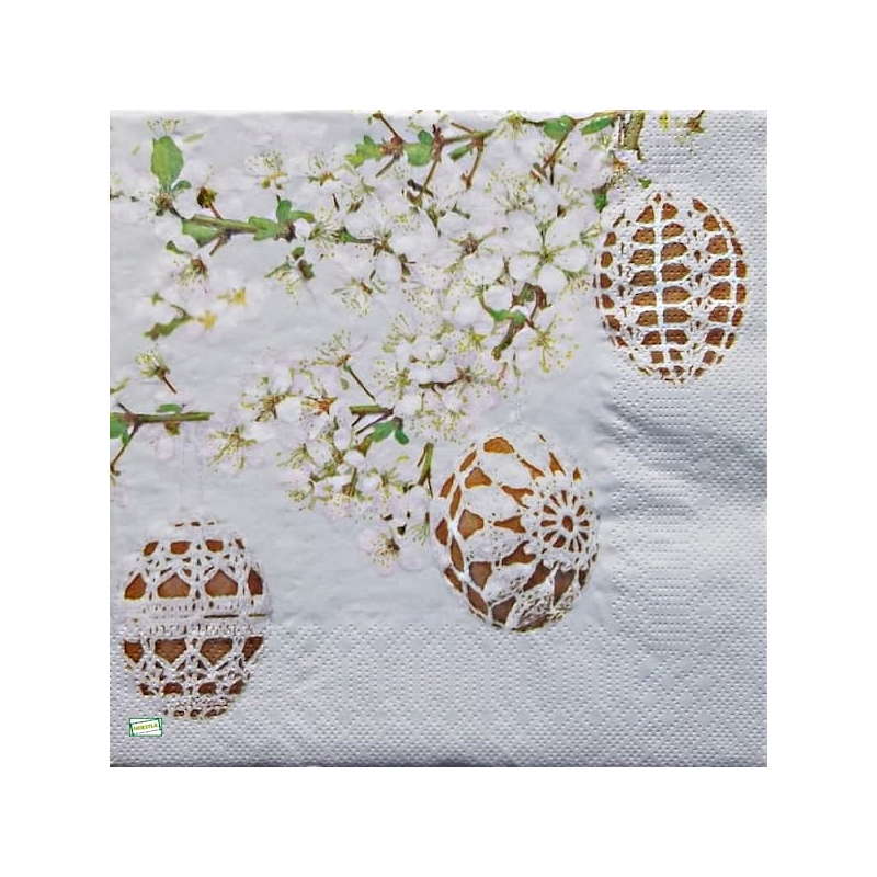 1 serviette papier Pâques -41