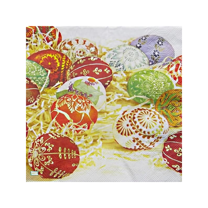 1 serviette papier Pâques -42