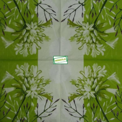 1 serviette Autres fleurs -9