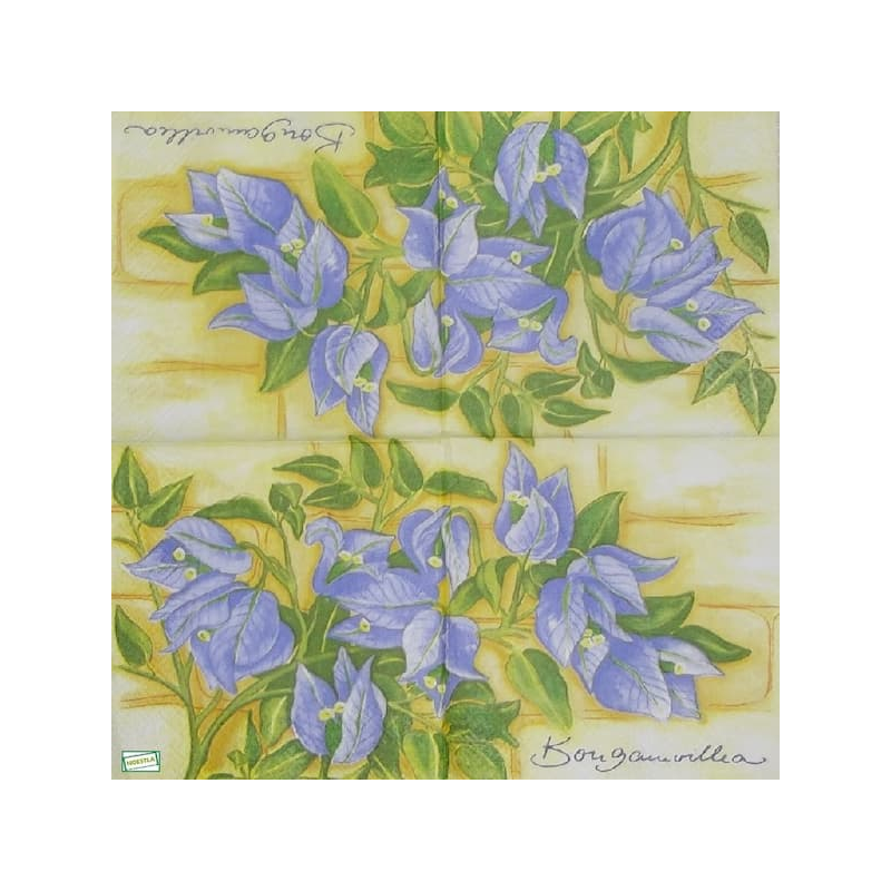 1 serviette Autres fleurs -10