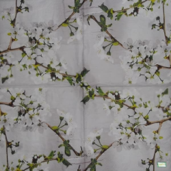 1 serviette Autres Fleurs -12