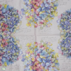 1 serviette Les Hortensias -15