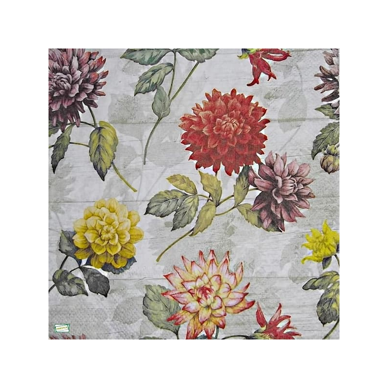 1 serviette Les Dahlias -19