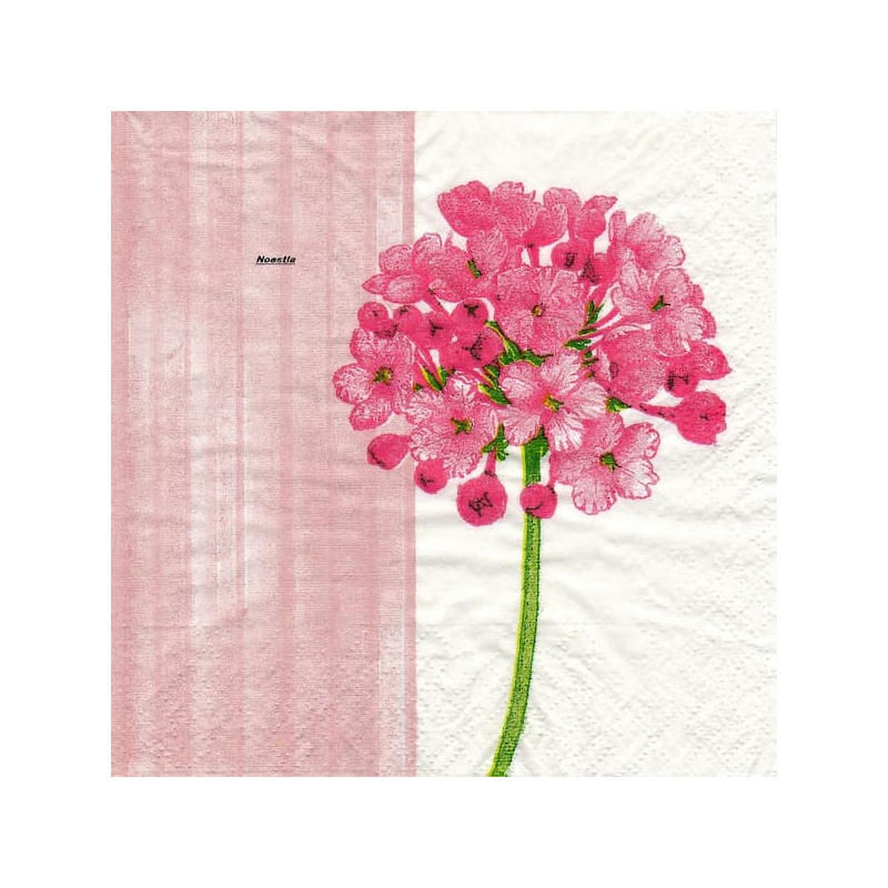 1 serviette Autres fleurs - 34