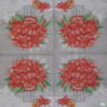 5 serviettes Autres fleurs -36