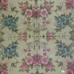 1 serviette Autres fleurs -39