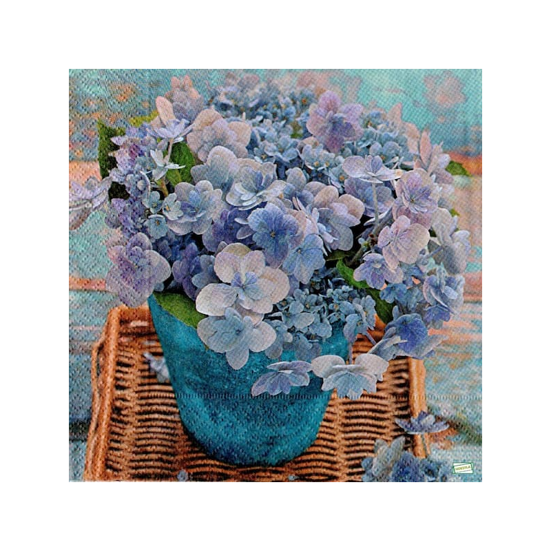 1 serviette Autres fleurs -41