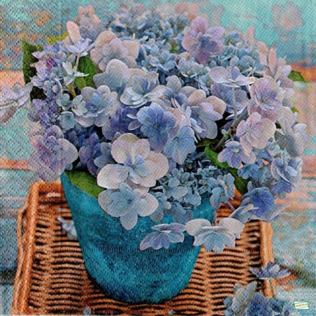 1 serviette Autres fleurs -41