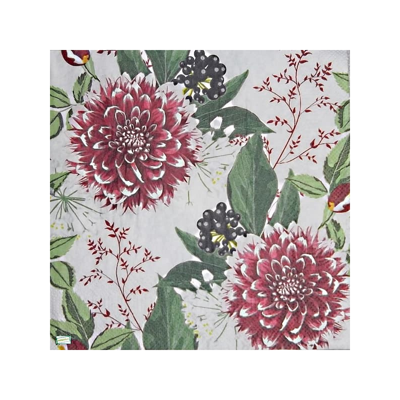 1 serviette Les Dahlias -42