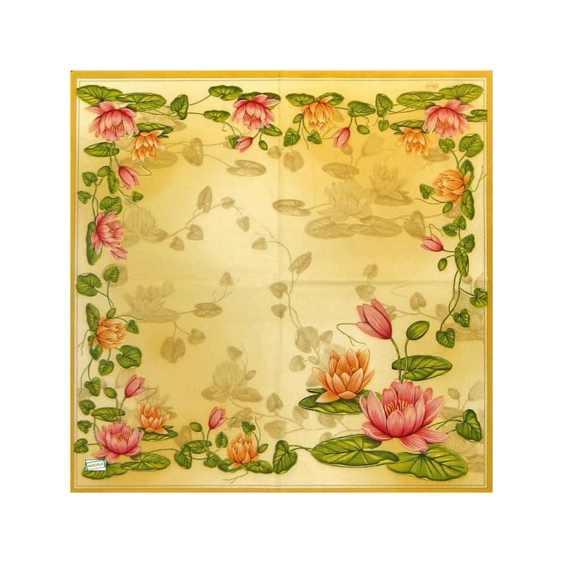 1 serviette Les Nénuphars -45