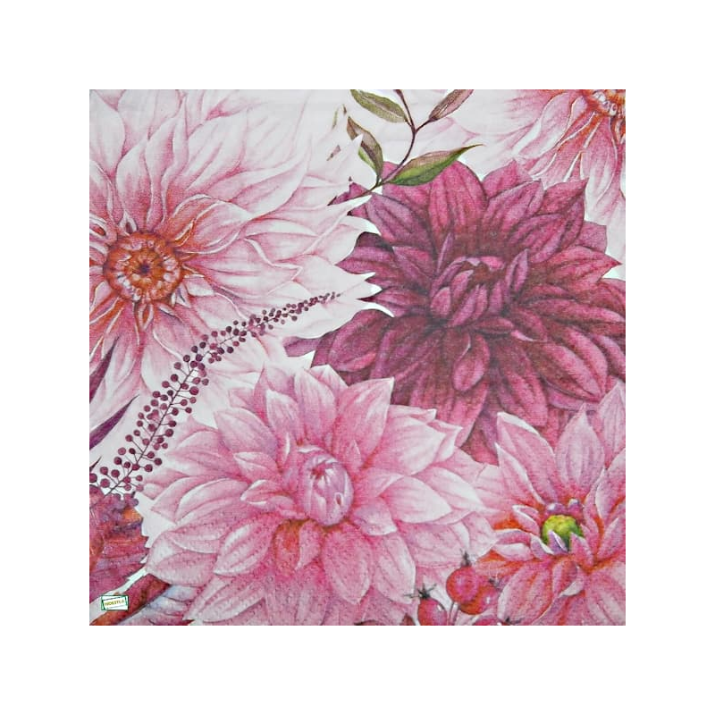 1 serviette Les Dahlias -49
