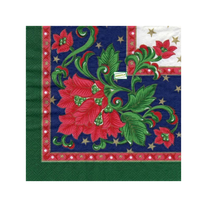 3 serviettes Autres fleurs -83