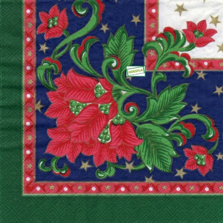 5 serviettes Autres fleurs -83