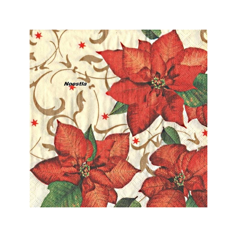 1 serviette Autres fleurs -87