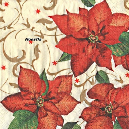 1 serviette Autres fleurs -87