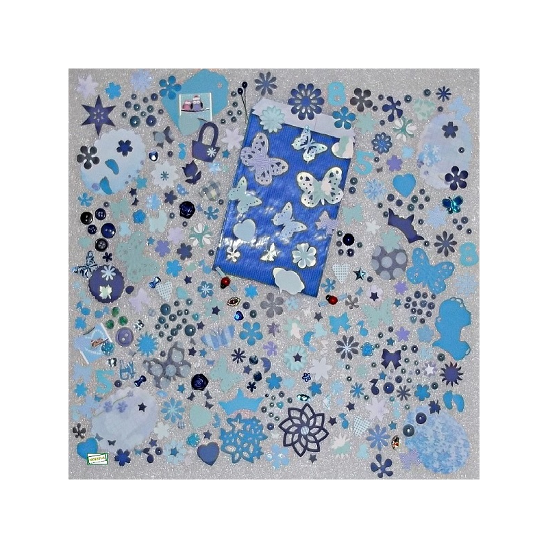 500 pièces Bleu Créations -K8