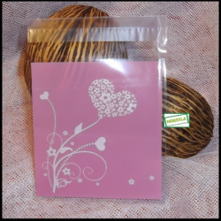 50 Pochettes cadeaux Coeur