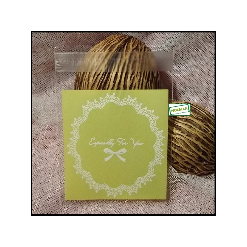 50 Pochettes cadeaux Dentelle Jaune