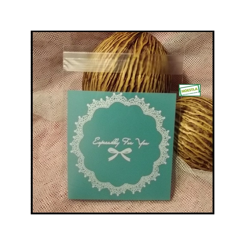 50 Pochettes cadeaux Dentelle Verte