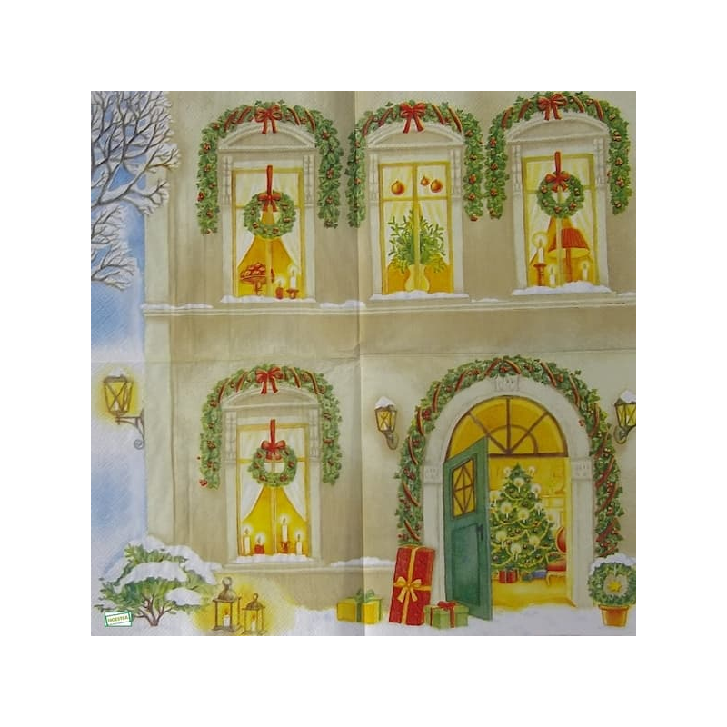 1 serviette papier Noêl - 25