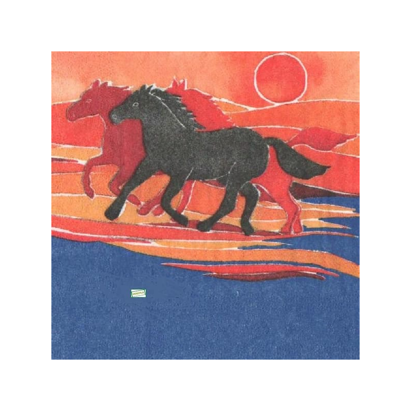 1serviette papier Chevaux-14
