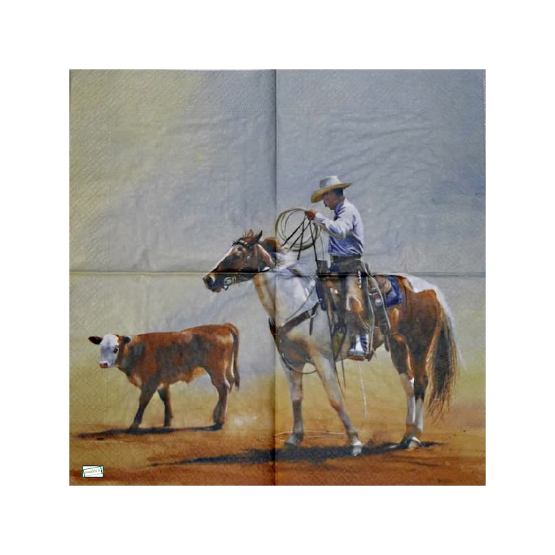 1 serviette Les chevaux -11