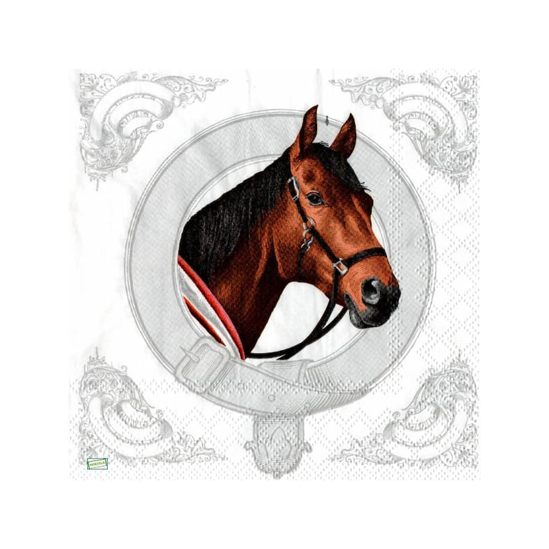 1serviette papier Cheval-55