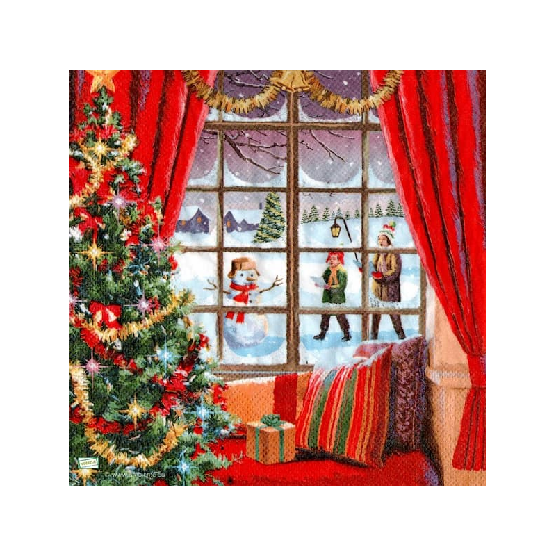 1 serviette papier Noêl - 31