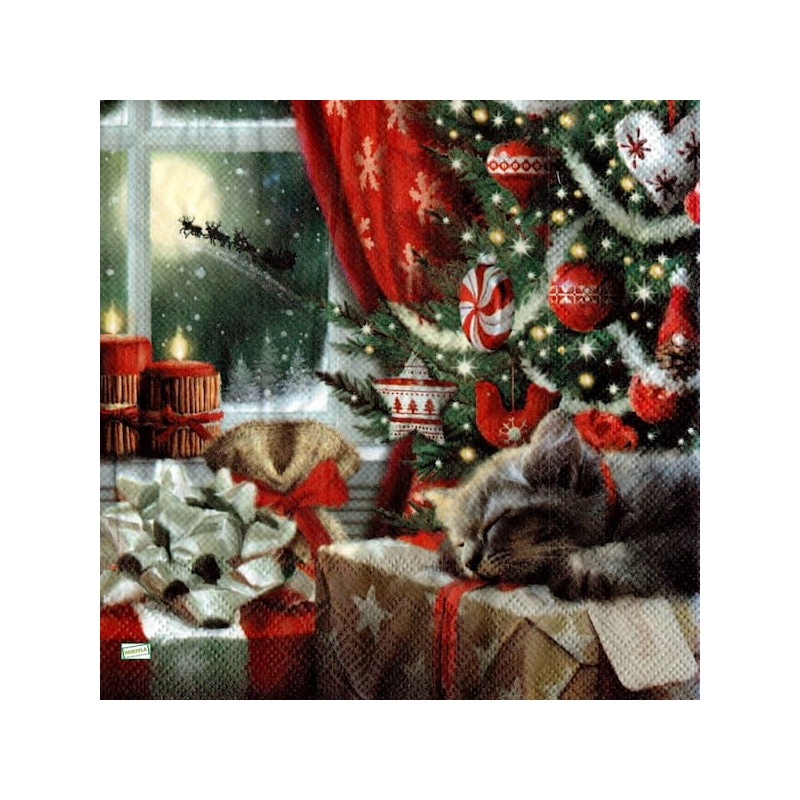 1 serviette papier Noêl - 33