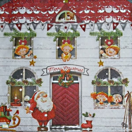 1 serviette papier Noêl - 34