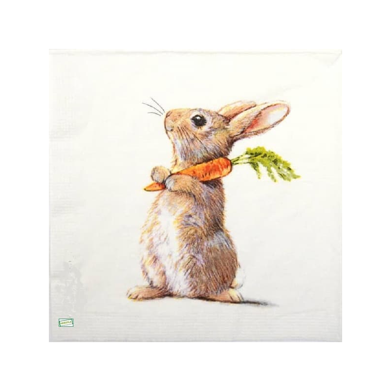 1serviette papier Le Lapin-40