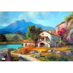 1papier riz Paysages-ZP521G