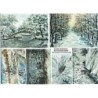 Papier découpage Paysages-D499