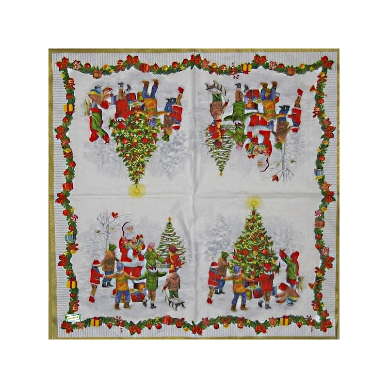 1 serviette papier Noêl - 39