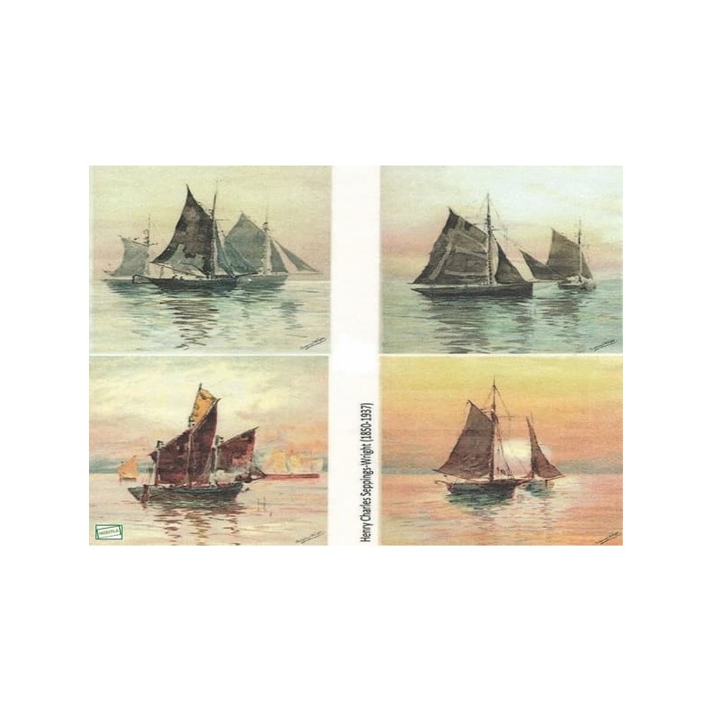 1 papier découpage Mer -S159