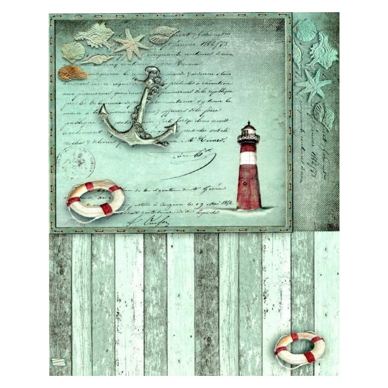 1 papier de riz La Mer -R942
