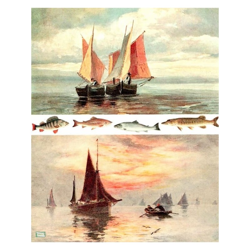1 papier de riz La Mer -R1040