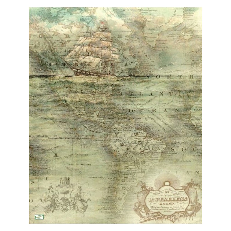1 papier de riz La Mer -R1138