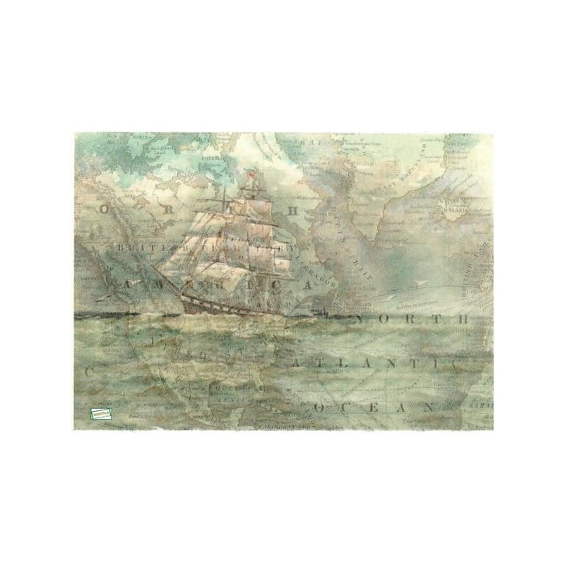 1 papier de riz La Mer -R5050