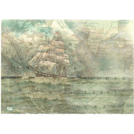1 papier de riz La Mer -R5050