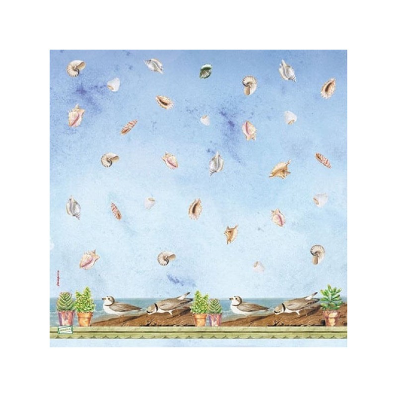 1 GRAND papier riz Mer -STA6