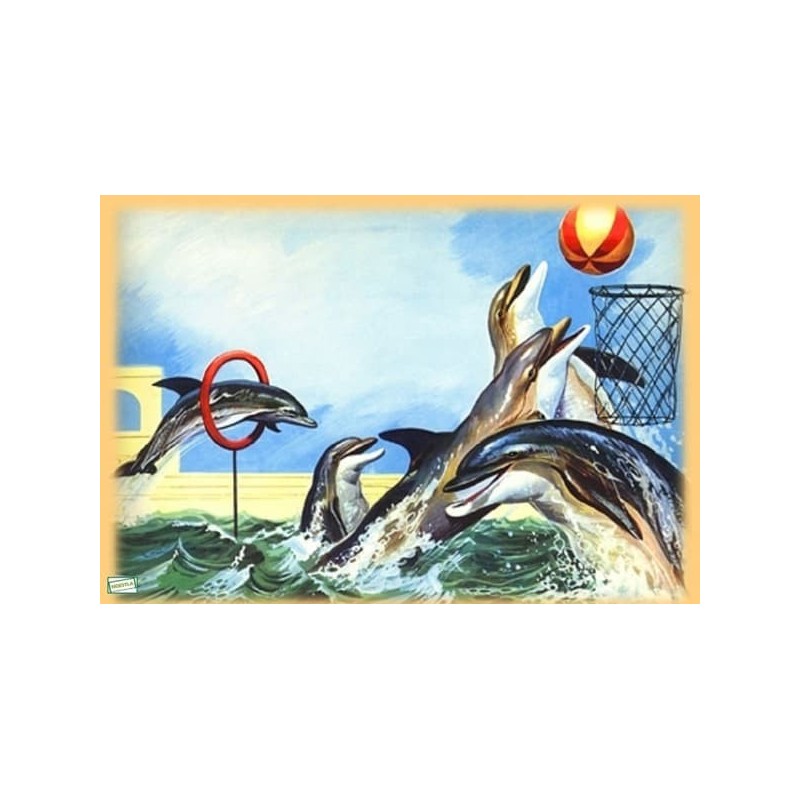 1 GRAND papier riz Mer -ZAN188G