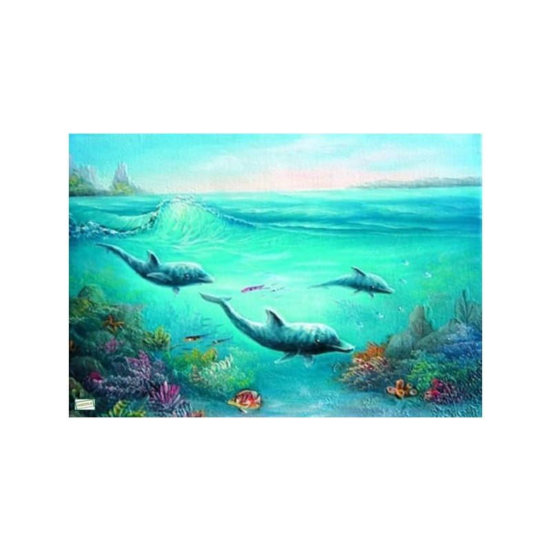 1 GRAND papier riz Mer -ZM35G