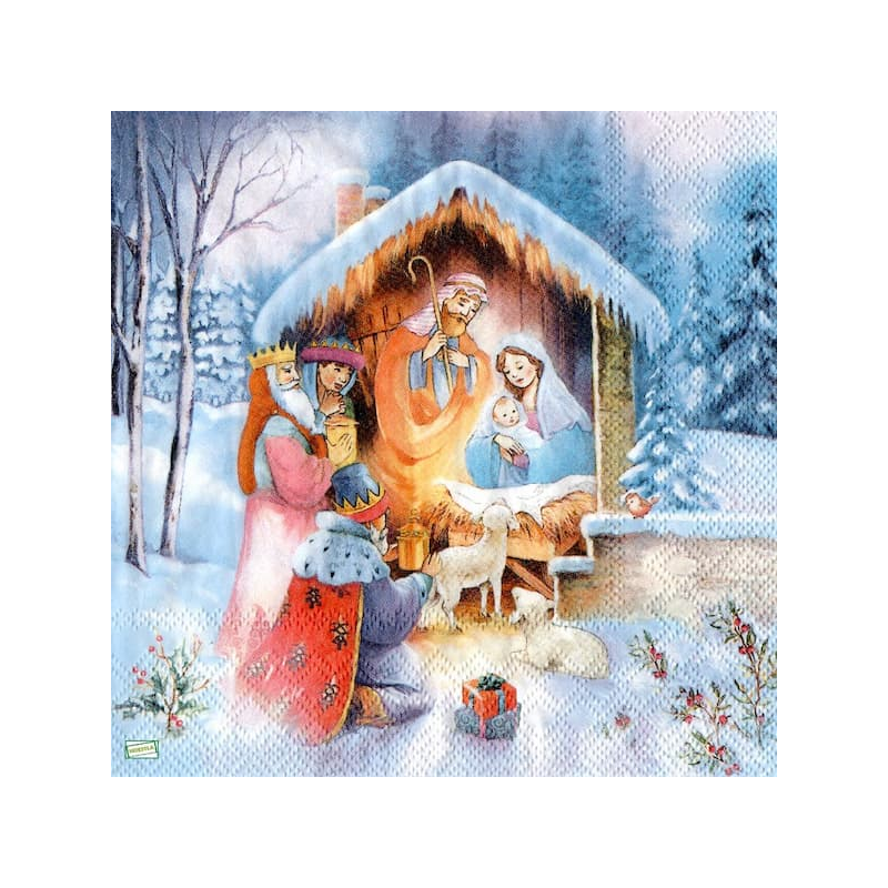1 serviette papier Noêl - 44