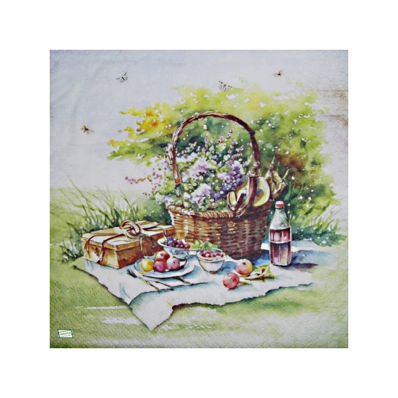 1 serviette papier Nature -3