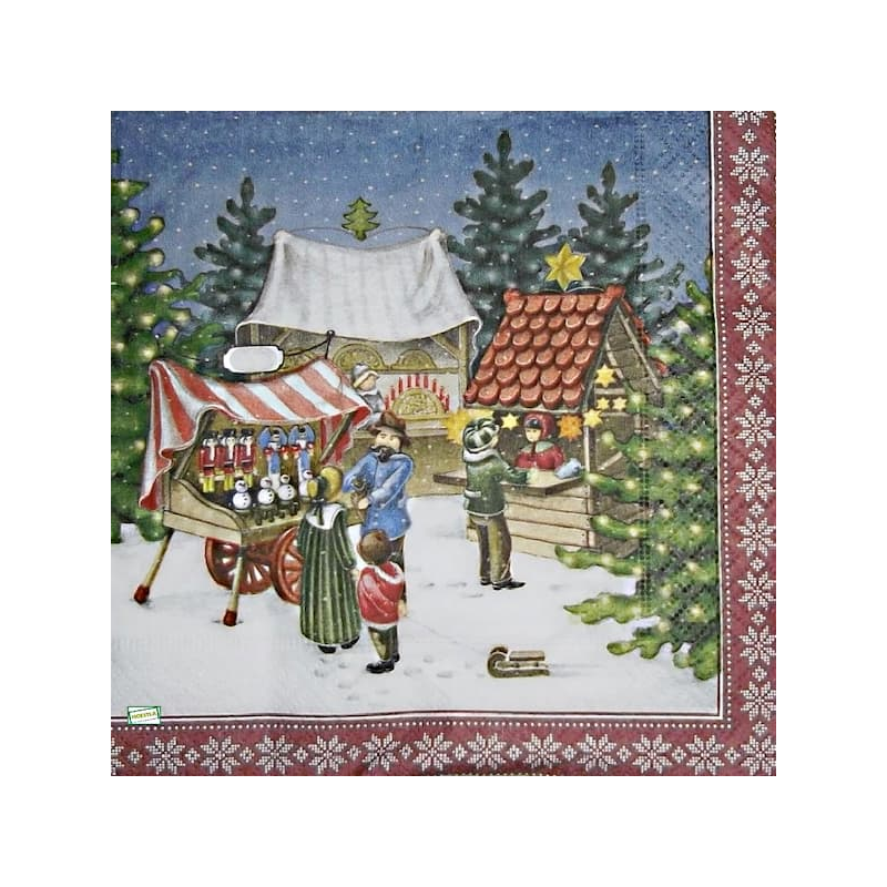 1 serviette papier Noêl - 46