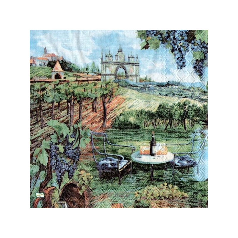 1 serviette papier Nature - 12