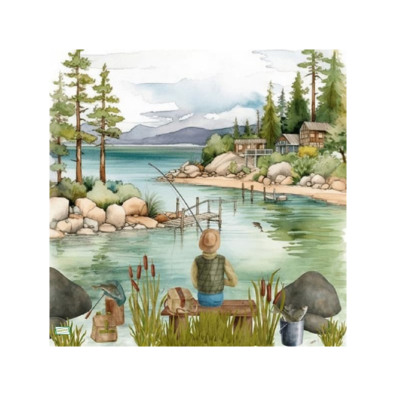 1 serviette papier Nature - 18