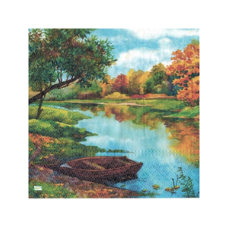 1 serviette papier Nature -75